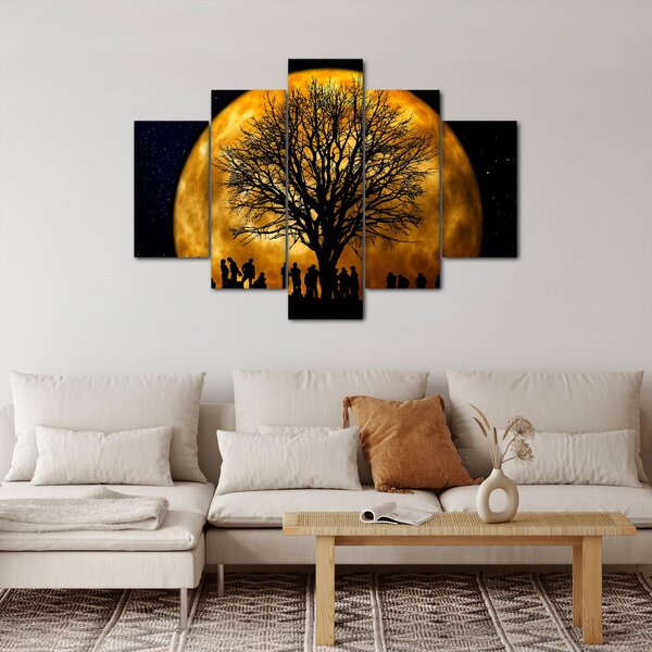 Slika mjeseca i silueta (150x105 cm)