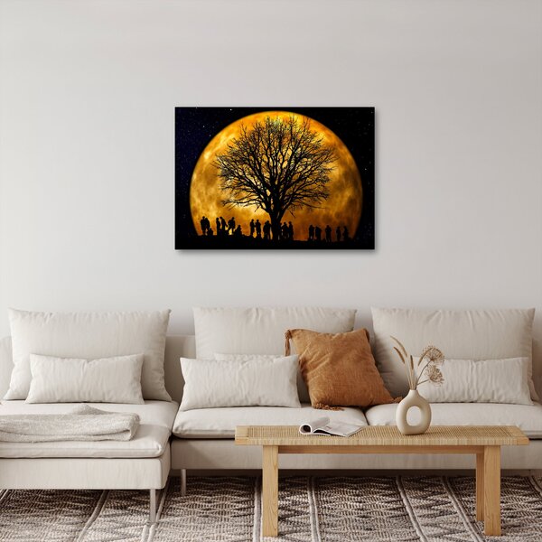 Slika mjeseca i silueta (70x50 cm)