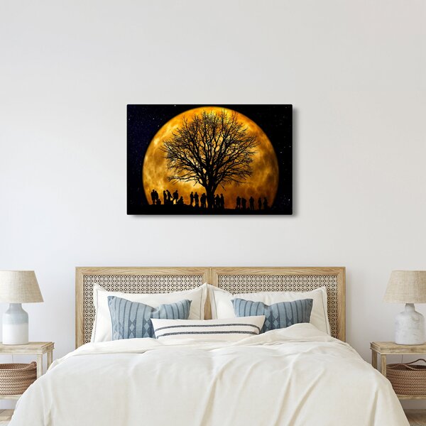 Slika mjeseca i silueta (90x60 cm)
