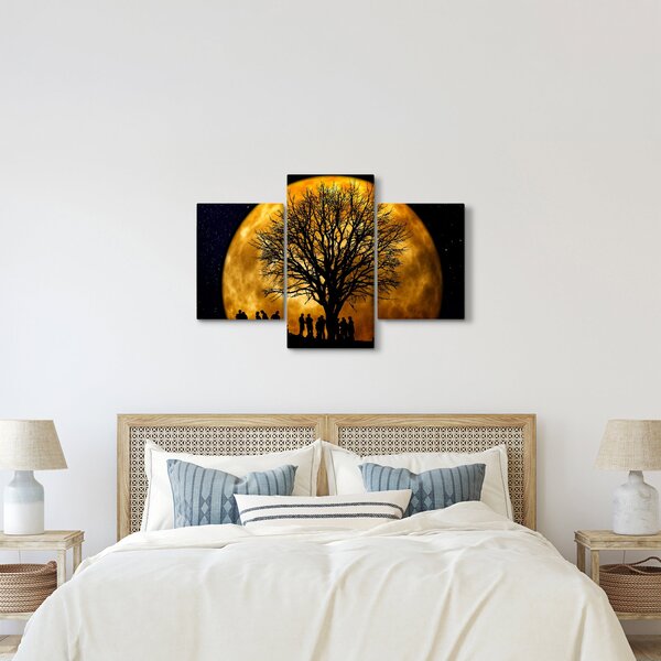 Slika mjeseca i silueta (90x60 cm)