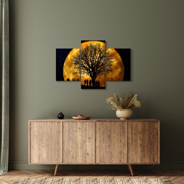 Slika mjeseca i silueta (90x60 cm)