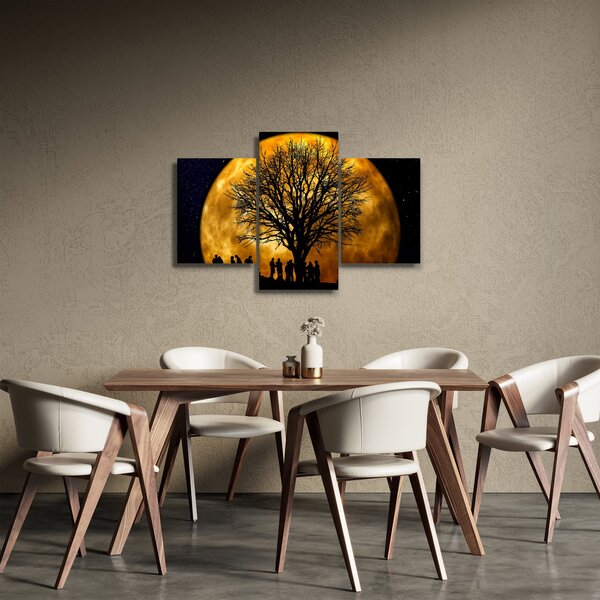 Slika mjeseca i silueta (90x60 cm)