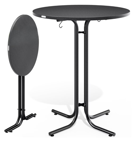 Sklopivi barski stol RAUL 110x80cm, sivi Casaria