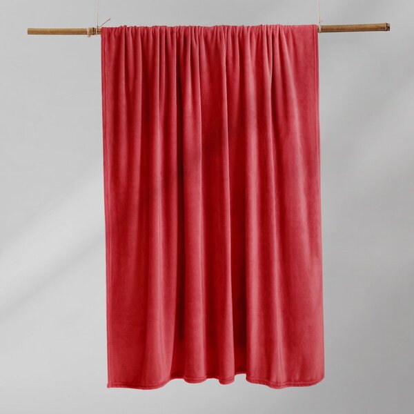 Crvena deka od mikrovlakana DecoKing Mic, 160 x 210 cm