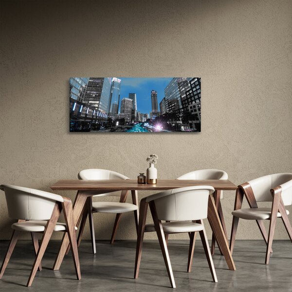 Slika noćnog grada (120x50 cm)