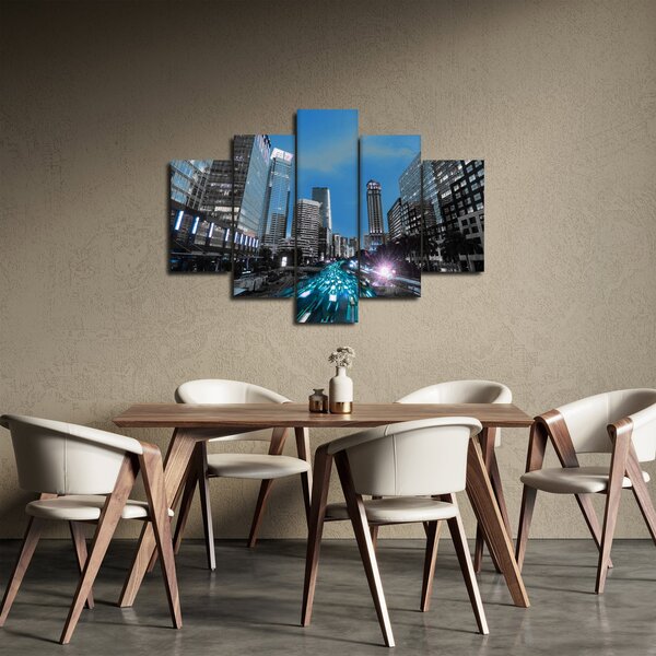 Slika noćnog grada (150x105 cm)