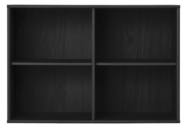 Crna viseća biblioteka u dekoru jasena 89x61 cm Mistral – Hammel Furniture