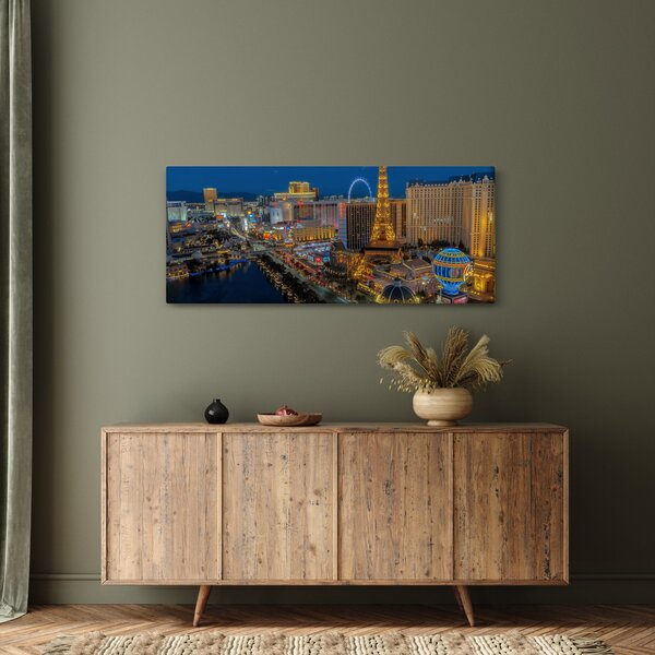 Slika noćni Las Vegas (120x50 cm)