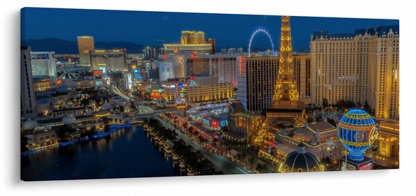 Slika noćni Las Vegas (120x50 cm)