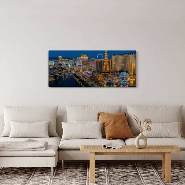 Slika noćni Las Vegas (120x50 cm)