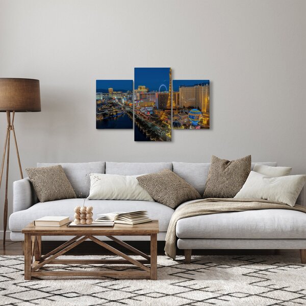 Slika noćni Las Vegas (90x60 cm)