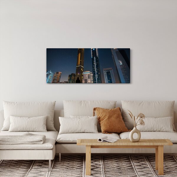Slika noćnog grada (120x50 cm)