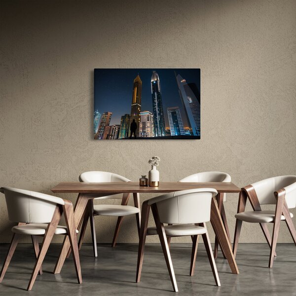 Slika noćnog grada (90x60 cm)