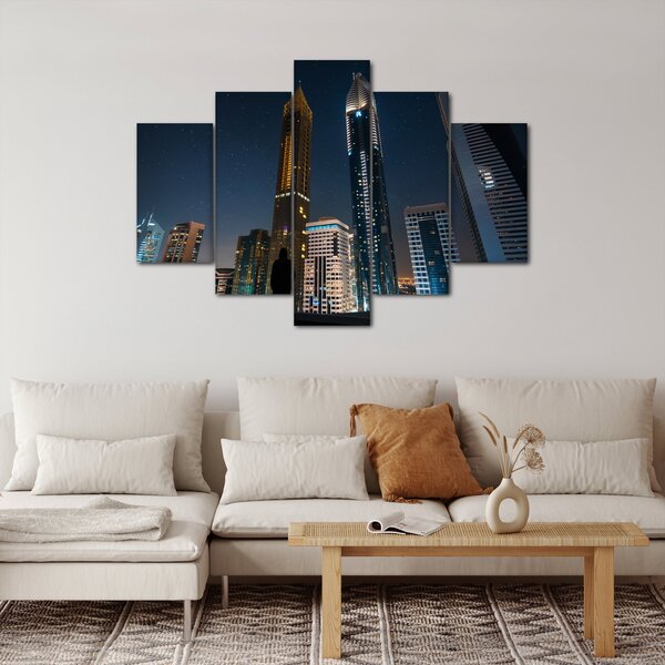 Slika noćnog grada (150x105 cm)
