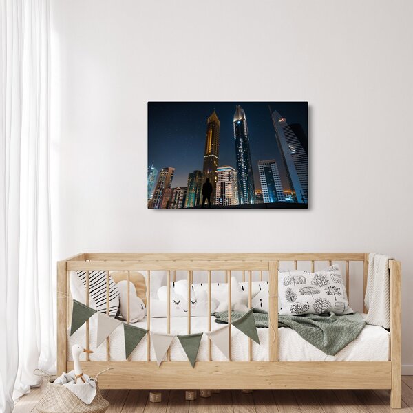 Slika noćnog grada (90x60 cm)