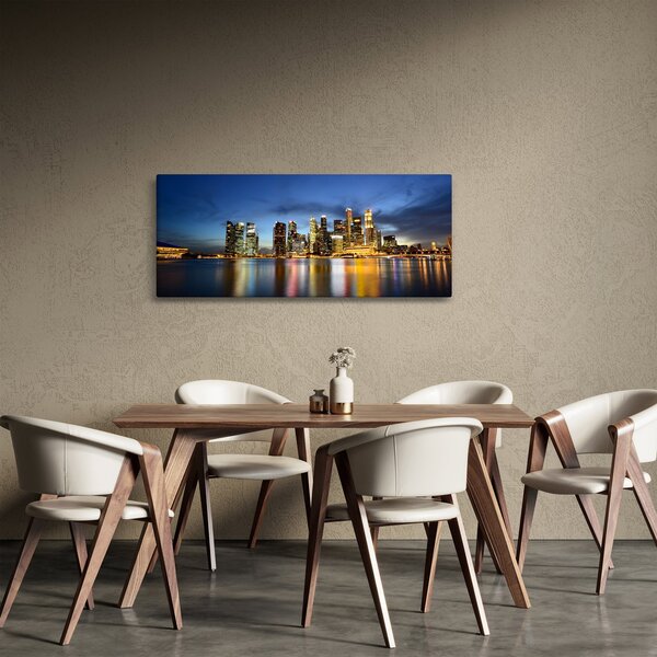 Slika noćnog grada (120x50 cm)