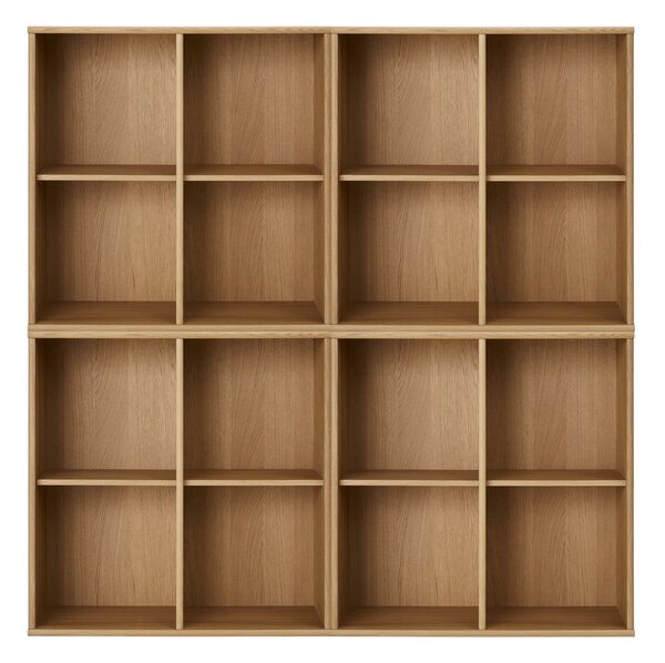 Viseća biblioteka u dekoru hrasta u prirodnoj boji 70x70 cm Mistral – Hammel Furniture