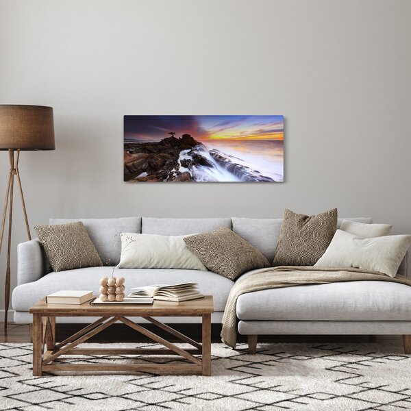 Slika planine u magli (120x50 cm)