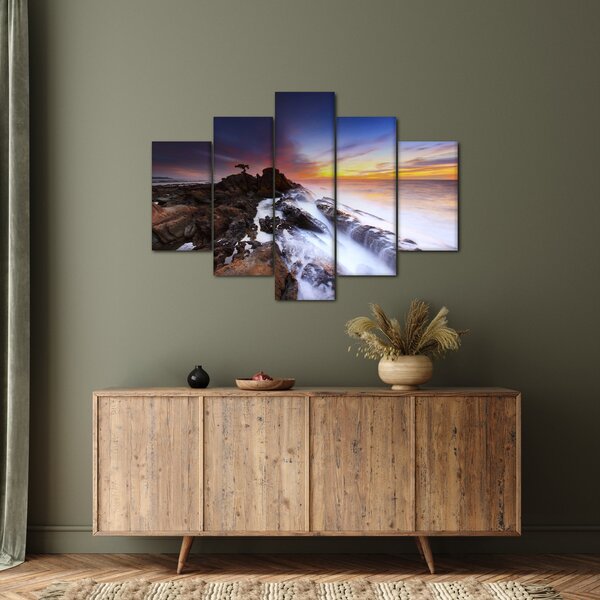 Slika planine u magli (150x105 cm)