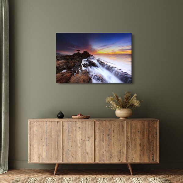 Slika planine u magli (90x60 cm)
