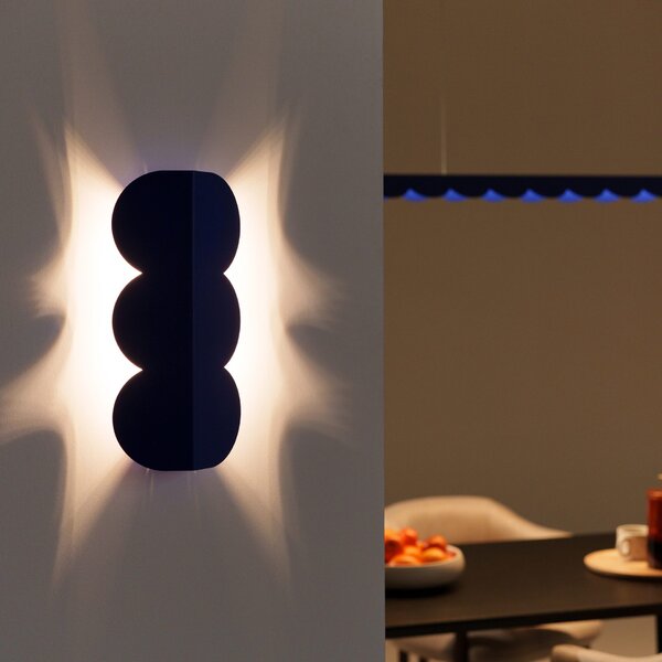 Zidna lampa BISCUIT Plava