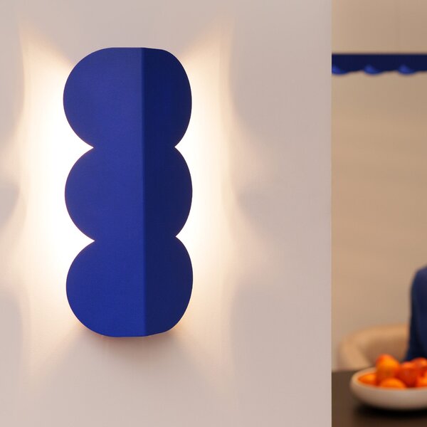 Zidna lampa BISCUIT Plava