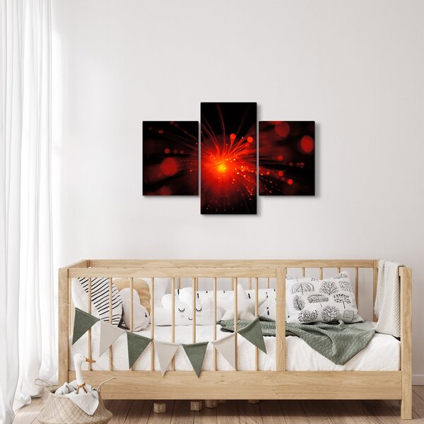 Slika iskrenje apstrakcije (90x60 cm)