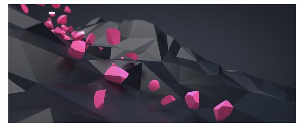 3D apstraktna slika (120x50 cm)