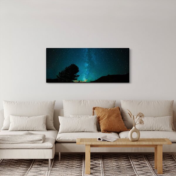 Slika noćnog neba sa zvijezdama (120x50 cm)