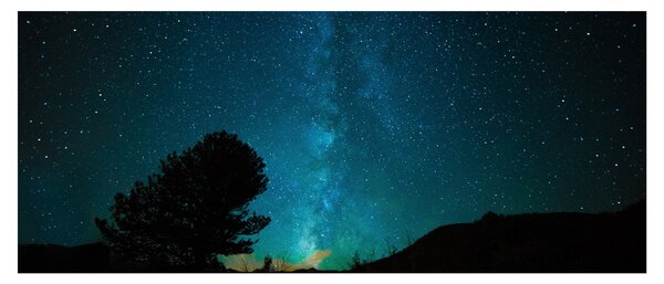 Slika noćnog neba sa zvijezdama (120x50 cm)