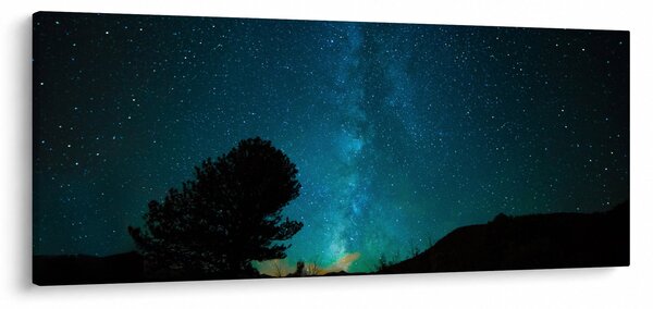 Slika noćnog neba sa zvijezdama (120x50 cm)