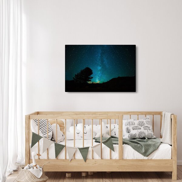 Slika noćnog neba sa zvijezdama (90x60 cm)