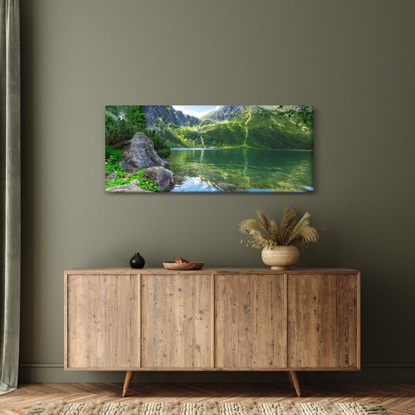 Slika jezera u Tatrama (120x50 cm)