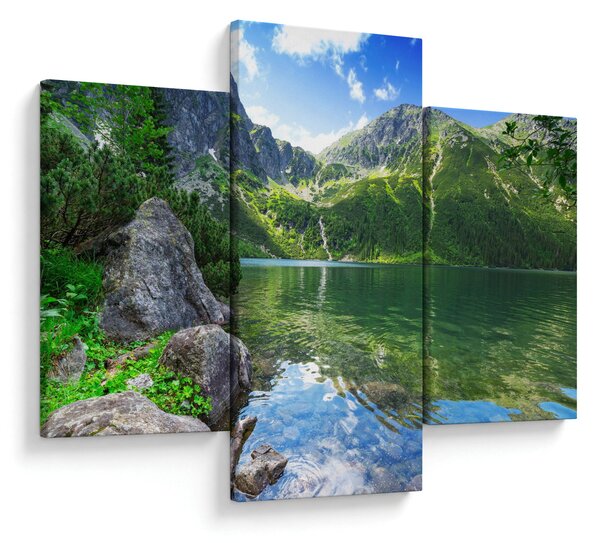 Slika jezera u Tatrama (90x60 cm)