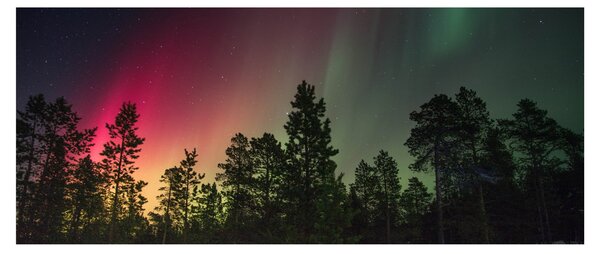 Slika polarne svjetlosti (120x50 cm)