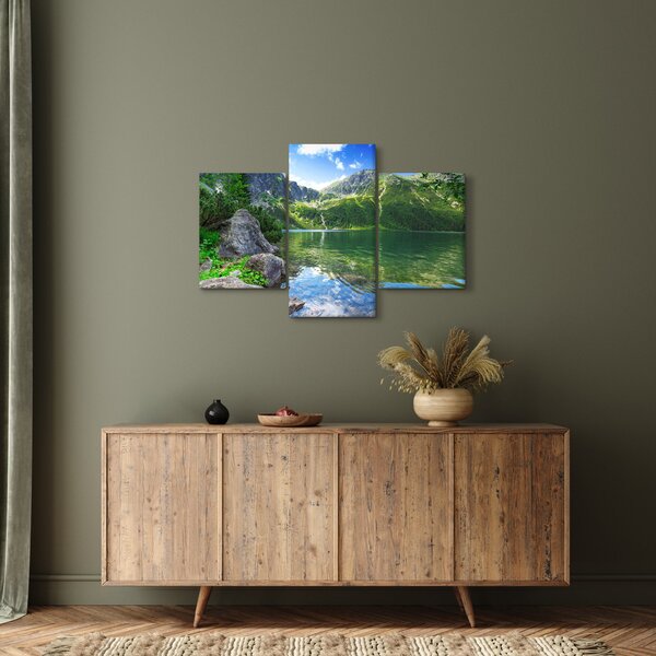 Slika jezera u Tatrama (90x60 cm)
