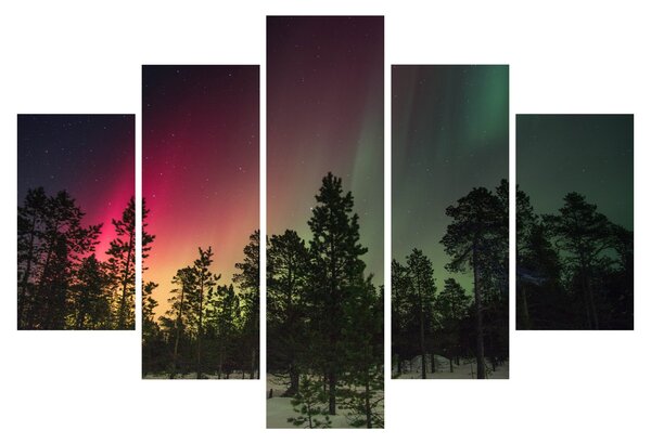 Slika polarne svjetlosti (150x105 cm)