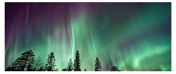 Slika polarne svjetlosti (120x50 cm)