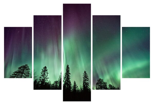 Slika polarne svjetlosti (150x105 cm)