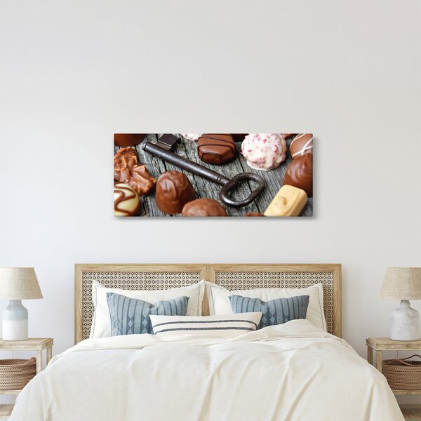 Slika čokolade i ključeva (120x50 cm)