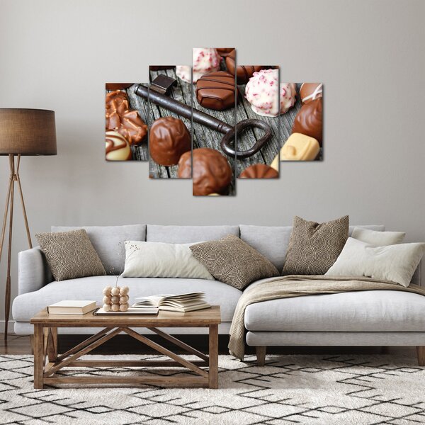 Slika čokolade i ključeva (150x105 cm)