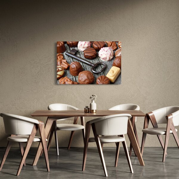 Slika čokolade i ključeva (90x60 cm)