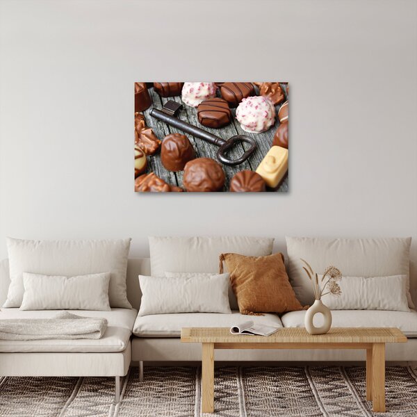 Slika čokolade i ključeva (70x50 cm)