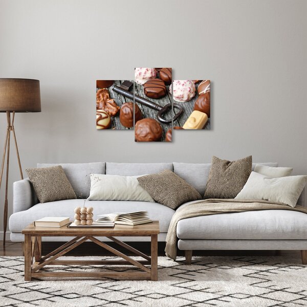 Slika čokolade i ključeva (90x60 cm)