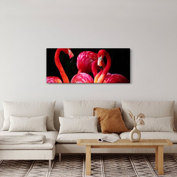 Slika crvenih flaminga (120x50 cm)