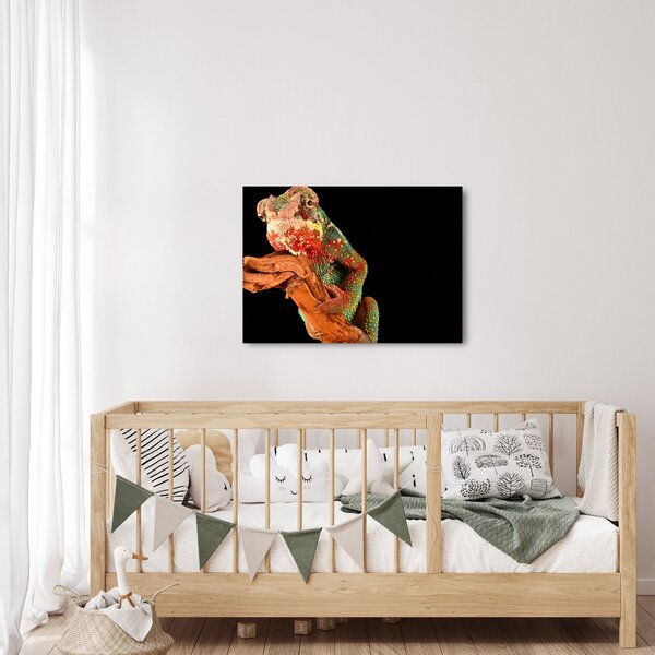 Slika kameleona na grani (70x50 cm)