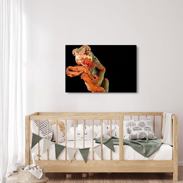 Slika kameleona na grani (90x60 cm)