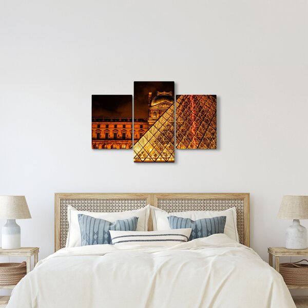 Slika Louvrea u Parizu (90x60 cm)