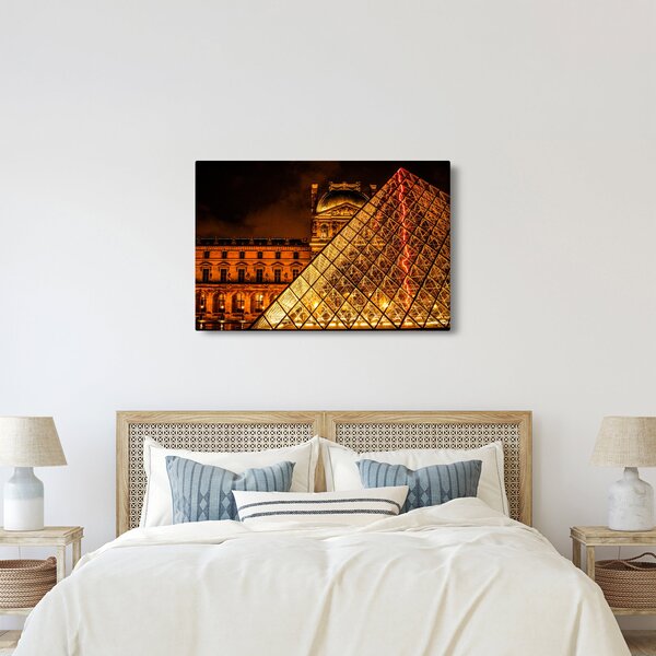 Slika Louvrea u Parizu (90x60 cm)