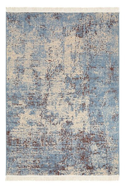 Plavo-sivi tepih s udjelom recikliranog pamuka Nouristan, 160 x 230 cm